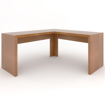 Mesa para Escritório Angular França Amêndoa - Pnr Móveis