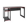 Mesa Gamer Dark para 3 Monitores Preto/Vermelho - Pnr Móveis
