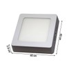 Luminária Painel Led para Sobrepor Quadrado 32w 3000k Branco - Demiled