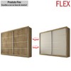 Guarda-Roupa Casal Verona Plus 2 Portas 4 Gavetas 100% Mdf Amêndoa/Off White - Mademarques