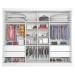 Guarda-Roupa Casal Verona Plus 2 Portas 4 Gavetas Branco - Mademarques