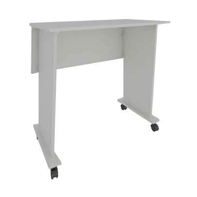 Mesa de Manicure Diamante Dobrável com Rodízio Branco - Pnr Móveis