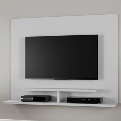 Painel para TV Até 55 Polegadas Sion Candian Branco - Jcm Móveis