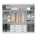 Guarda-Roupa Casal Havana 8 Portas 6 Gavetas Branco - Santos Andirá