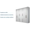 Guarda-Roupa Casal Havana 8 Portas 6 Gavetas Branco - Santos Andirá