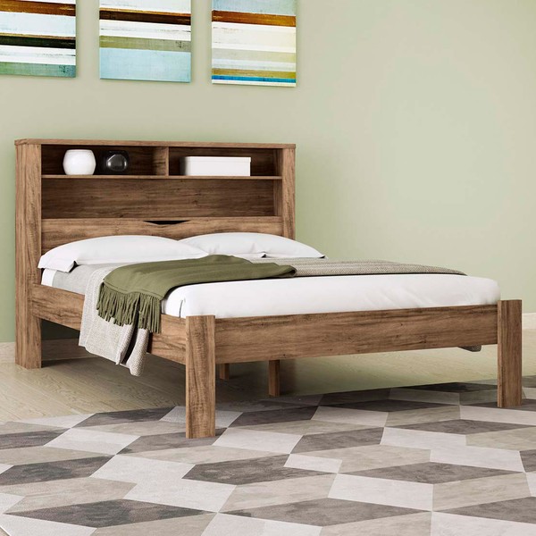 Cama de Casal Invicta 2 Nichos Atacama - Santos Andirá