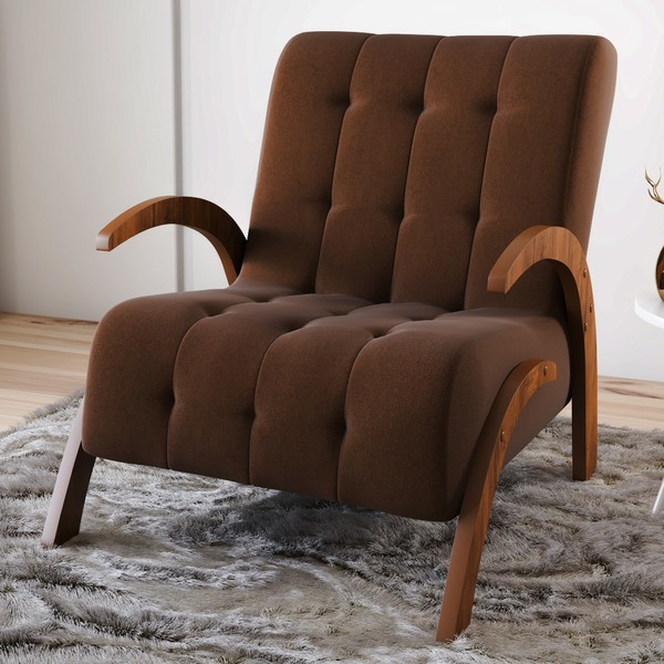 Poltrona Cecilia Seda/Fumê - Vian