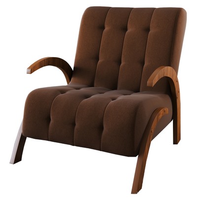 Poltrona Cecilia Seda/Fumê - Vian