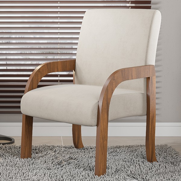 Poltrona Veneza Seda/Nude - Vian