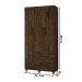 Guarda-Roupa Solteiro Paris 3 Portas 2 Gavetas Imbuia - Chf