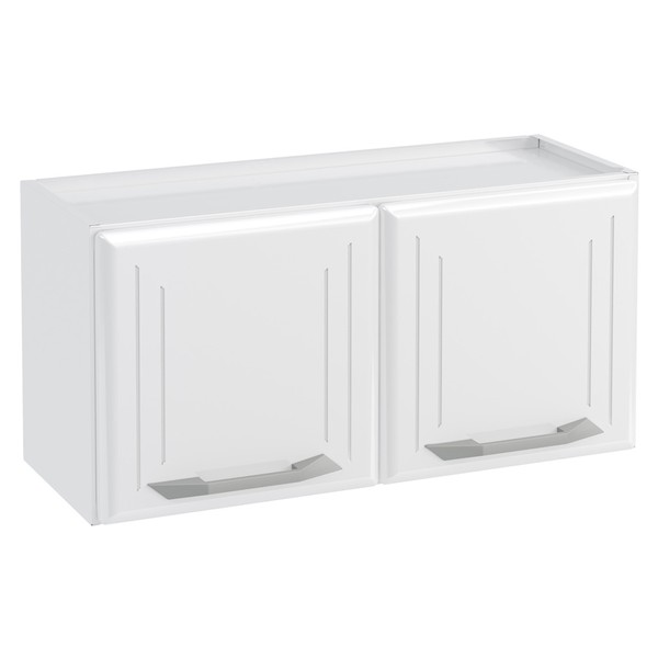 Armário Aéreo Cozinha em Aço Topázio 2 Portas Branco - Telasul