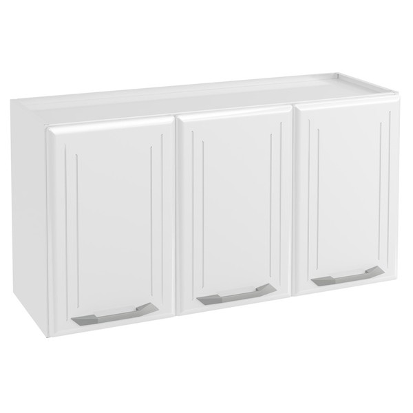 Armário Aéreo Cozinha em Aço Topázio 3 Portas Branco - Telasul