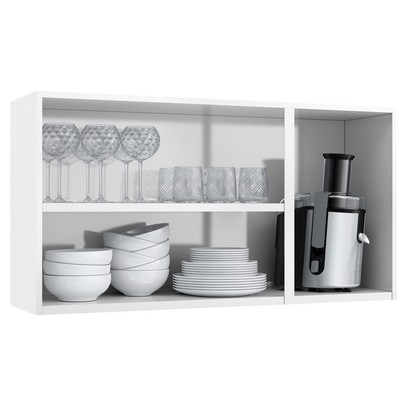 Armário Aéreo Cozinha em Aço Topázio 3 Portas Branco - Telasul