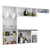 Cozinha de Aço Compacta Smart 10 Portas 1 Gaveta Suspensa Branco - Telasul