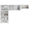 Cozinha de Aço Compacta Mirage New 11 Portas 6 Prateleiras Branco - Telasul