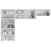 Cozinha de Aço Compacta Mirage New 11 Portas 6 Prateleiras Branco/Preto - Telasul