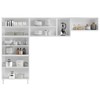 Cozinha de Aço Compacta Mirage New 11 Portas 6 Prateleiras com Vidro Branco - Telasul