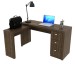 Mesa para Escritório 3 Gavetas Nogal Me4101 - Tecno Mobili
