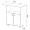 Tábua de Passar Roupa 2 Portas Tp3050 Branco - Tecnomobili