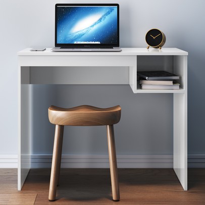 Mesa Escrivaninha Noronha  1 Nicho Branco - Genialflex