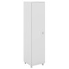 Armário Multiuso 1 Porta 2 Prateleiras Branco - Tecno Mobili