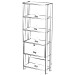 Estante para Livros Match 1 Porta 3 Prateleiras Off White/Carvalho - Artely