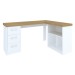 Mesa Escrivaninha  Mali 3 Gavetas Olmo/Branco - Artany