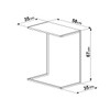 Mesa de Canto Vermont/Preto 27886 – Artesano