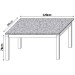 Mesa de Jantar 4 Lugares Riviera Cromado/Castanho - Art Panta