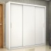 Guarda-Roupa Casal Clarice 3 Portas 4 Gavetas Branco – Carioca Móveis