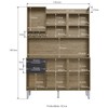 Cozinha Compacta 6 Portas 2 Gavetas Ac6200 Wood/Preto - Decibal Móveis
