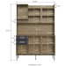 Cozinha Compacta 6 Portas 2 Gavetas Ac6200 Wood/Preto - Decibal Móveis