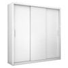 Guarda-Roupa Casal Clarice 3 Portas 4 Gavetas Branco - Pnr Móveis
