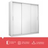 Guarda-Roupa Casal Clarice 3 Portas 4 Gavetas Branco - Pnr Móveis
