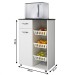 Armário de Cozinha Fruteira Nova 1 Porta 1 Gaveta Branco/Preto - Pnr Móveis
