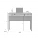 Mesa para Computador Home Office 2 Gavetas com Chave Branco - Pnr Móveis