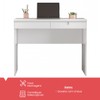 Mesa para Computador Home Office 2 Gavetas com Chave Branco - Pnr Móveis