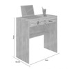 Mesa Escrivaninha Yasmin 1 Gaveta com Chave Branco - Pnr Móveis