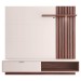 Painel para TV Até 60 Polegadas Tocantins 1 Porta 1 Prateleira Off White/Nogueira Real - Colibri