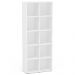 Estante para Livros Caracol 10 Nichos 2480 Branco Bp - Politorno