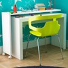 Mesa Escrivaninha Giratória Branco Bc 231 - Brv Móveis