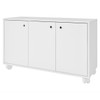 Armário Multiuso 3 Portas 1 Prateleira Branco Bm 225 - Brv Móveis
