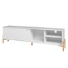 Rack para TV Até 50 Polegadas 1 Porta 3 Nichos Br 51 Branco/Pinus Claro - Brv