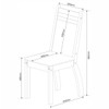 Mesa de Jantar 6 Lugares Vilagio Seda/Blonde/Nude - Viero Móveis