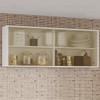 Armário Aéreo Cozinha Valencia Plus 2 Portas Branco - Sallêto Móveis