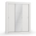 Guarda-Roupa Casal 3 Portas de Correr Branco H563 - Kappesberg
