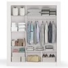 Guarda-Roupa Casal 3 Portas de Correr Branco H563 - Kappesberg