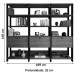 Conjunto Estantes para Livros Match 3 Portas Basculantes 9 Prateleiras Off White/Carvalho - Pnr Móveis