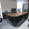 Mesa Diretor Charuto/Preto 006098 - Artany