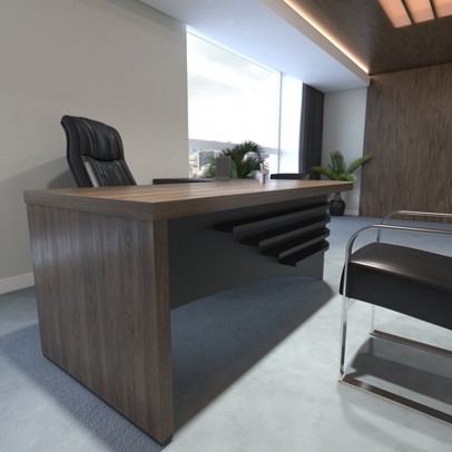 Mesa Diretor Charuto/Preto - Artany